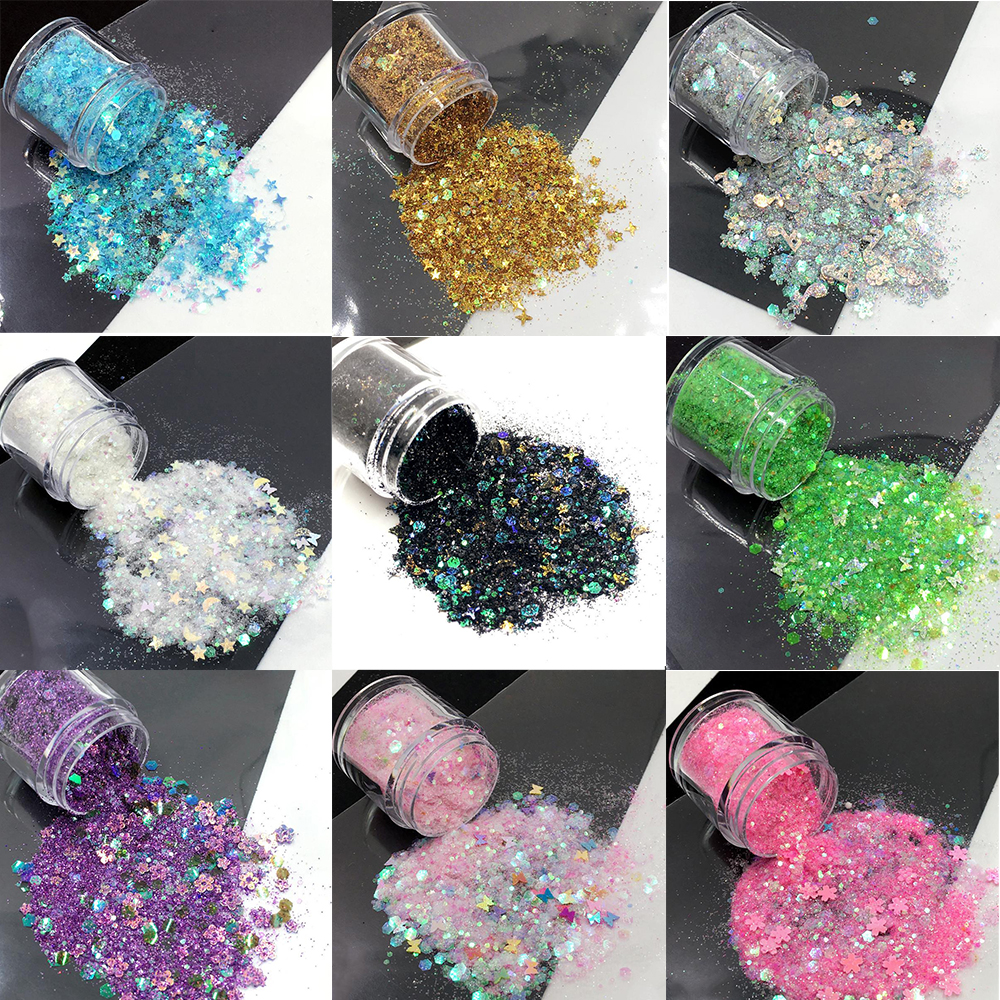 Gold Foil Flakes - 10ml/Box Glitter Epoxy Resin Fillings Mix