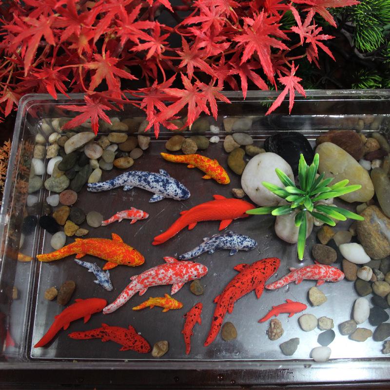 Resin Crafts Diy - Gift Cartoon Mini Koi Fish Ornament