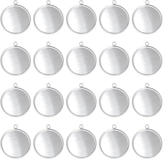 20 Pieces Stainless Steel Roun – Resin Crafts recenzja i cena