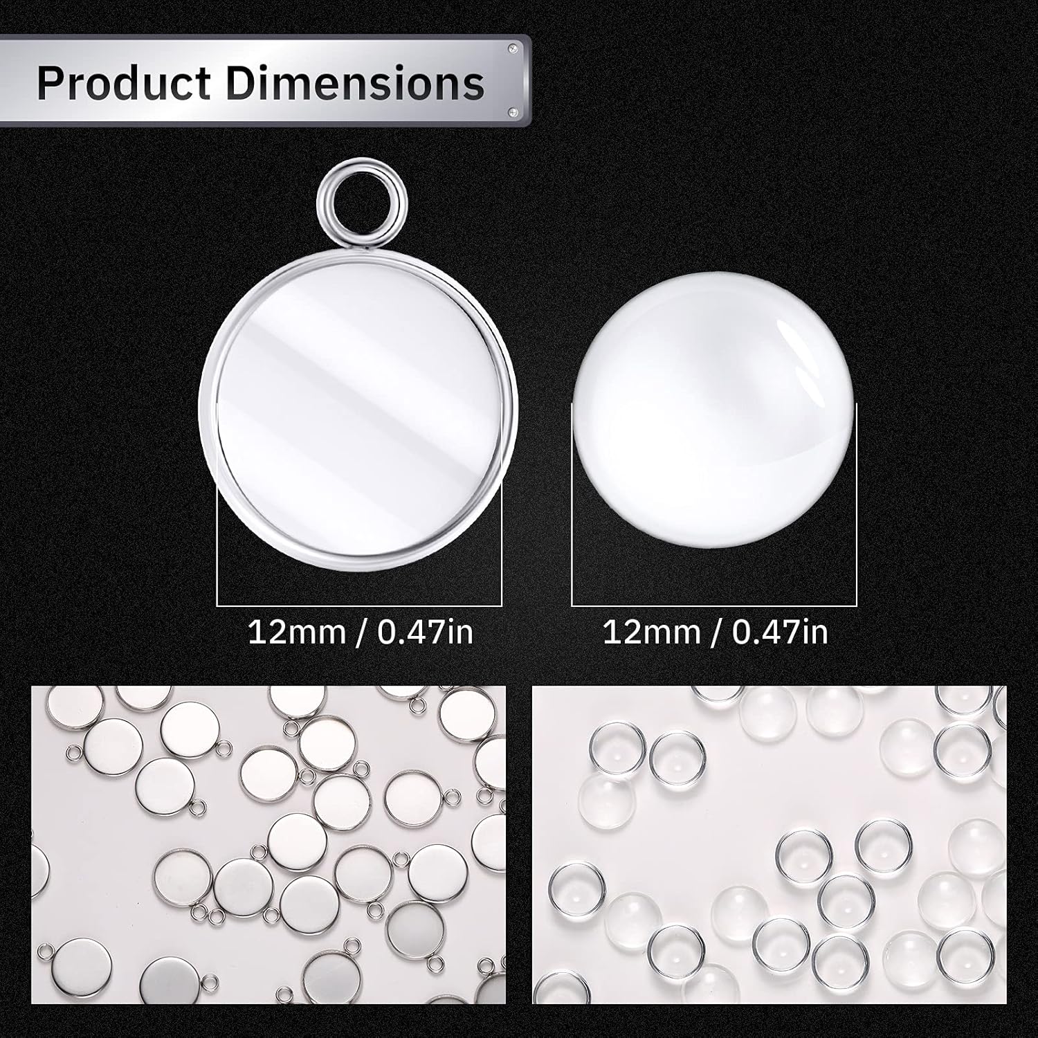 20 Pieces Stainless Steel Roun – Resin Crafts recenzja i cena