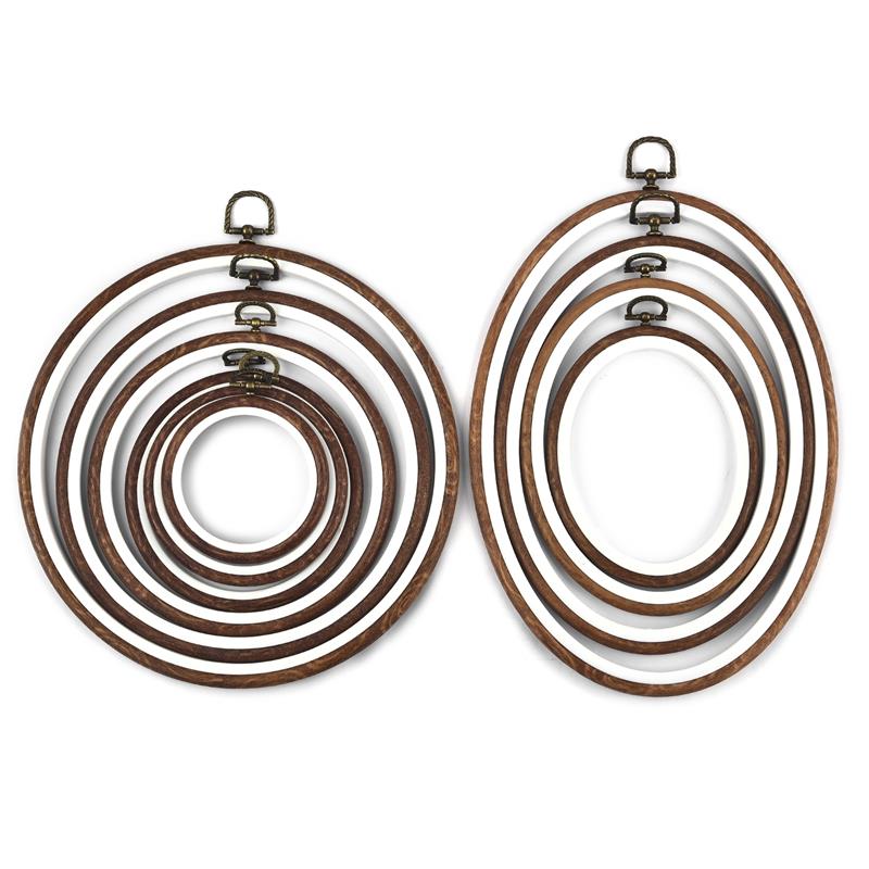 Round Oval Wooden Color Embroi – Wood Ring Blank recenzja i cena