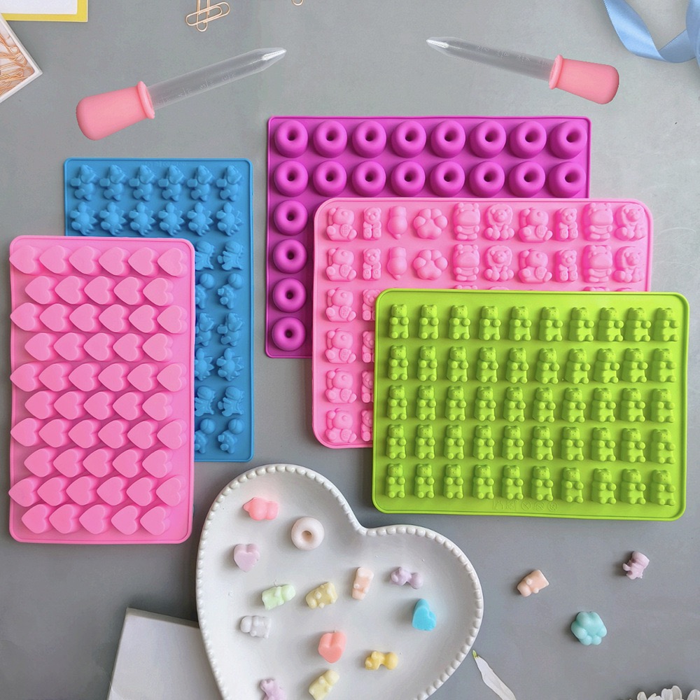 7Pcs Candy Silicone Moulds wit – Silicone Mold Tray recenzja i cena