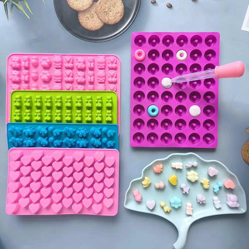 7Pcs Candy Silicone Moulds wit – Silicone Mold Tray recenzja i cena