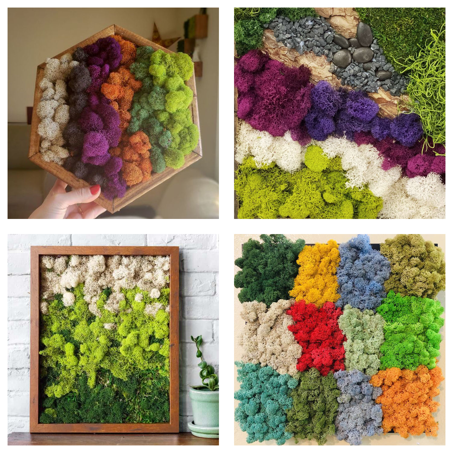 Artificial Green Plants Eterna – Terrarium Moss Art recenzja i cena