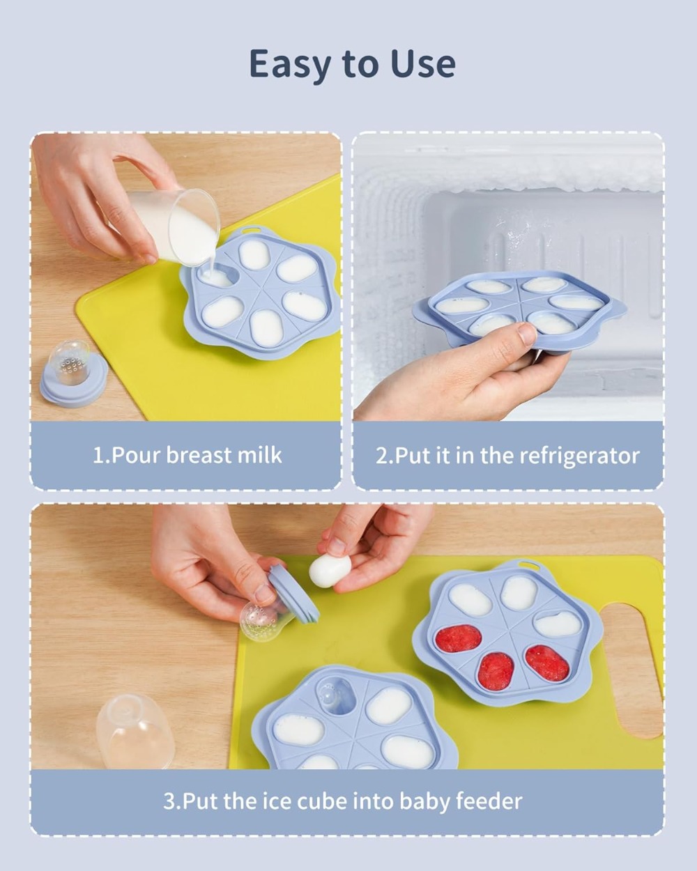 Silicone Baby Fruit Food Feede – Silicone Mold Tray recenzja i cena