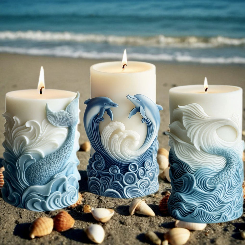 Ocean Theme Silicone Candle Mo – Resin Ocean Wave Mold recenzja i cena