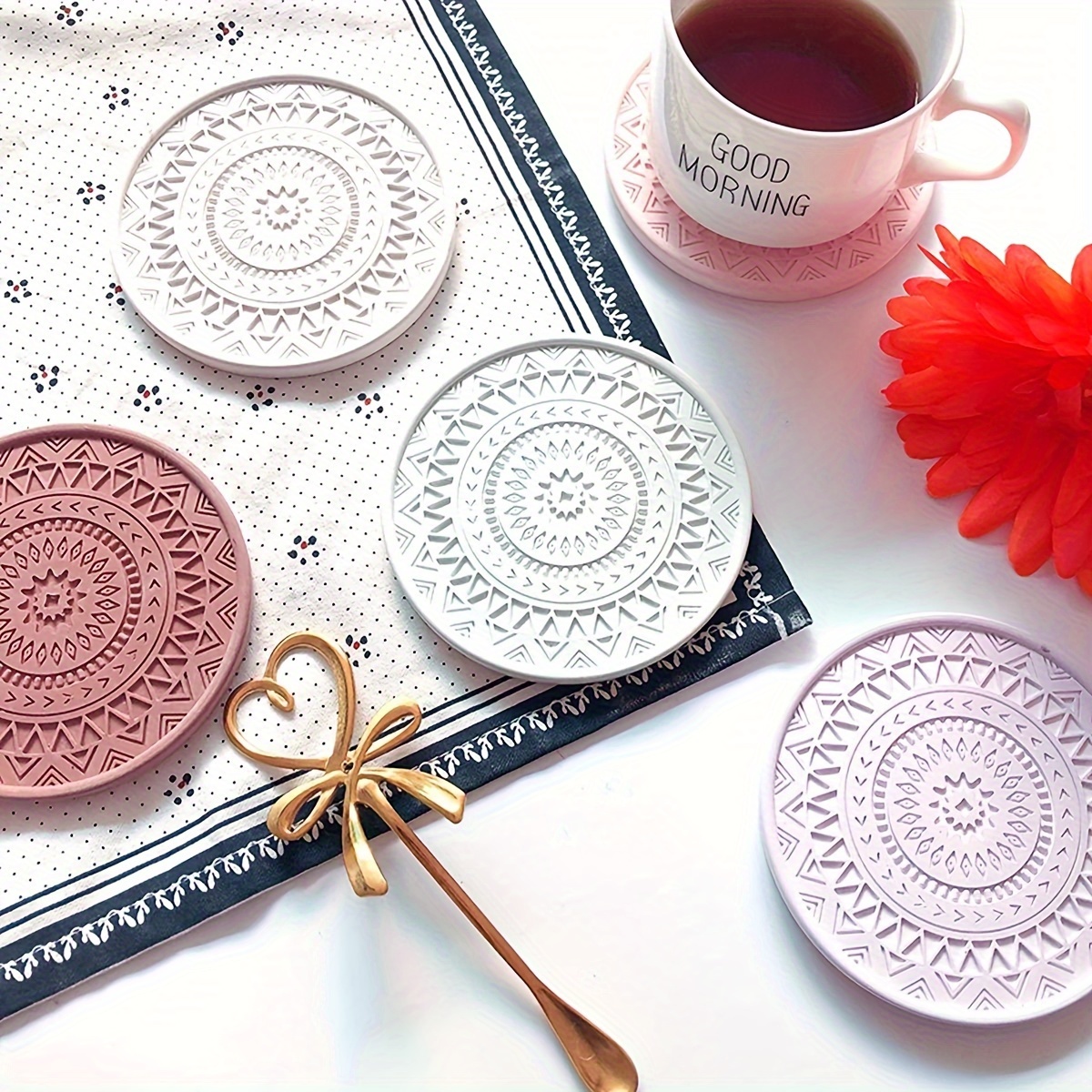 Flower Coaster Silicone Mold E – Coaster Mold Round recenzja i cena