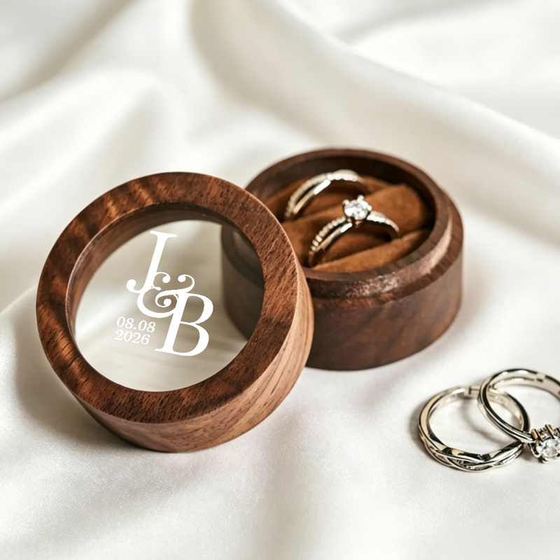 Personalized Wedding Ring Box  – Wood Ring Blank recenzja i cena