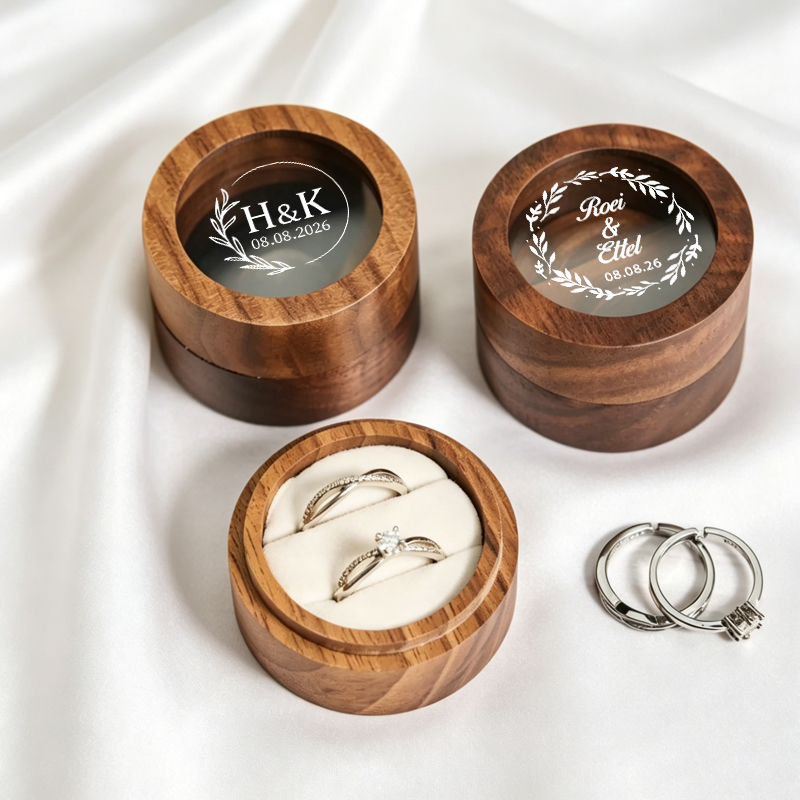 Personalized Wedding Ring Box  – Wood Ring Blank recenzja i cena