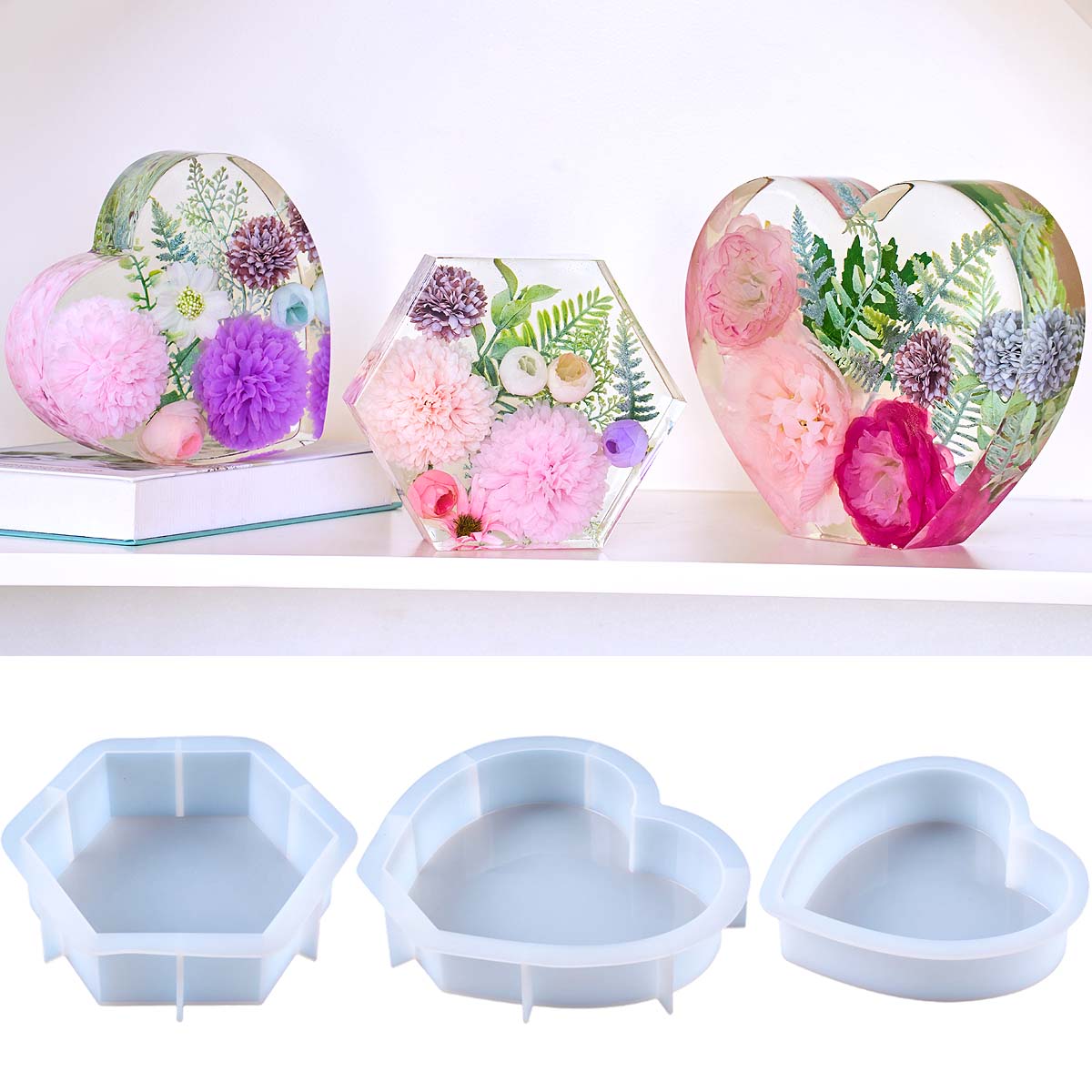 Large Love Silicone Mold DIY H – Resin Craft Ideas recenzja i cena