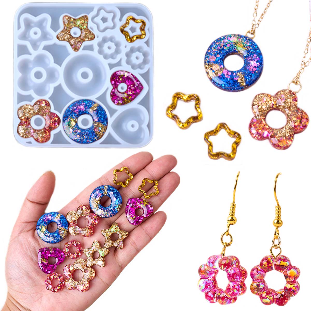 Handmade Press On Nails Transp – Resin Craft Material recenzja i cena