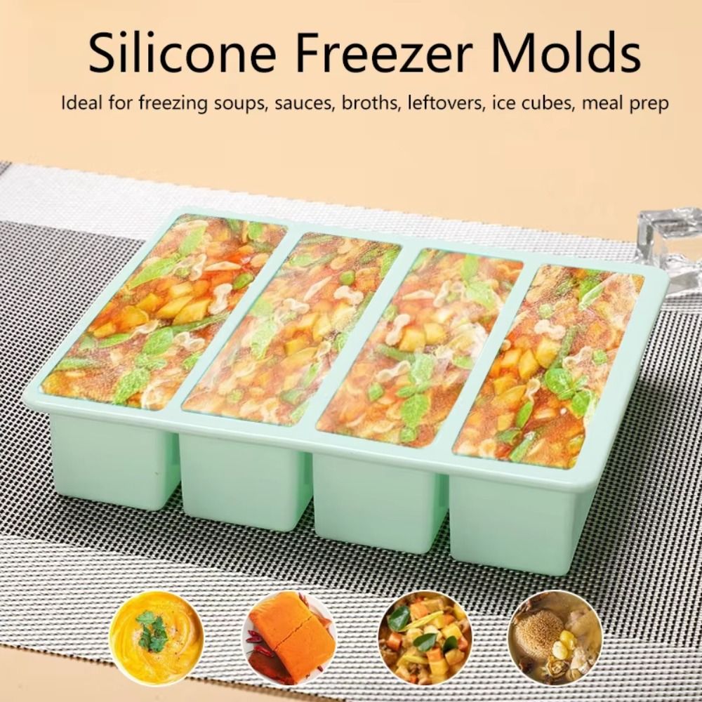 New 4 Grids Giant Storage For  – Serving Tray Mold recenzja i cena