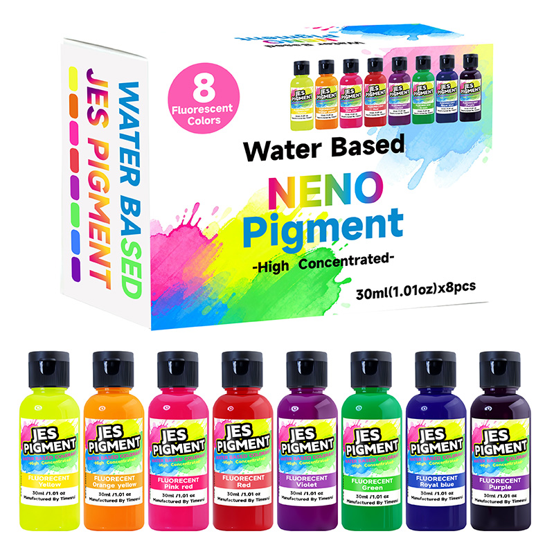 8colors/set fluorescent pigmen – Resin Pigment Set recenzja i cena