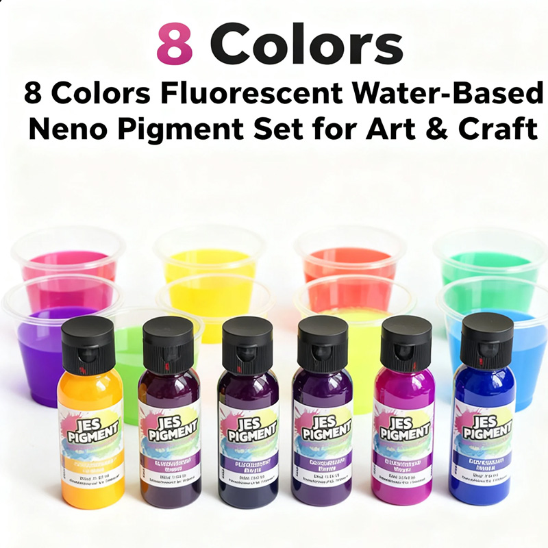 8colors/set fluorescent pigmen – Resin Pigment Set recenzja i cena