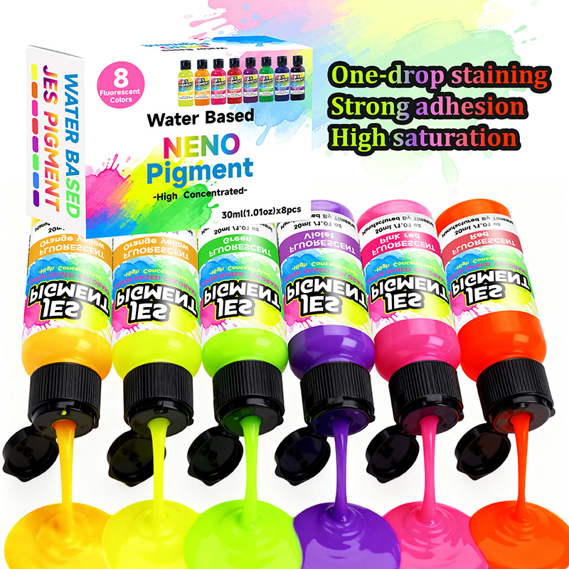 8colors/set fluorescent pigmen – Resin Pigment Set recenzja i cena