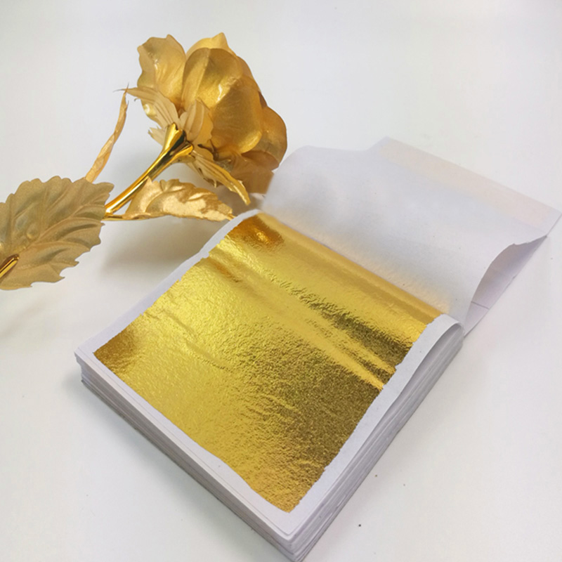 100pcs Imitation Gold Sliver L – Gold Foil Flakes recenzja i cena