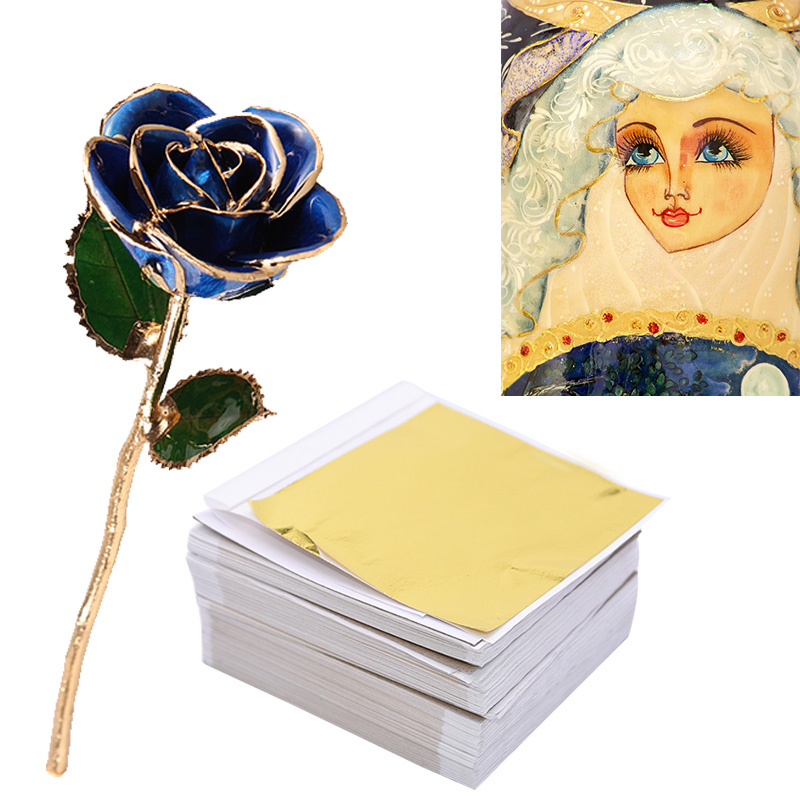 100pcs Imitation Gold Sliver L – Gold Foil Flakes recenzja i cena