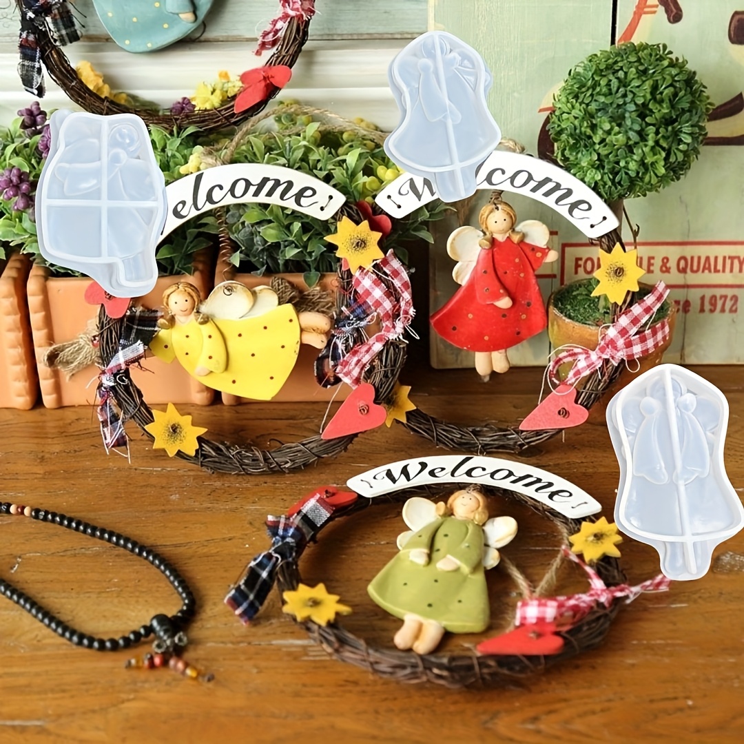 4pcs Angel Pendant Mold, Resin – Resin Craft Ideas recenzja i cena