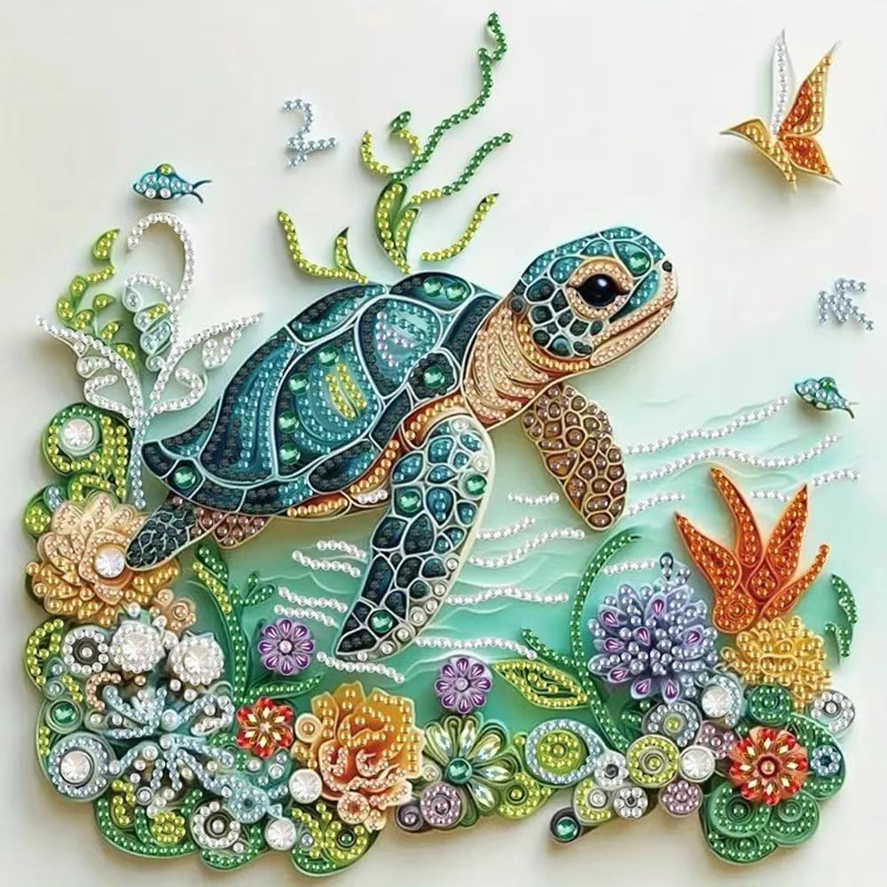 Sea Turtle Animal Diamond Pain – Resin Craft For Beginners recenzja i cena
