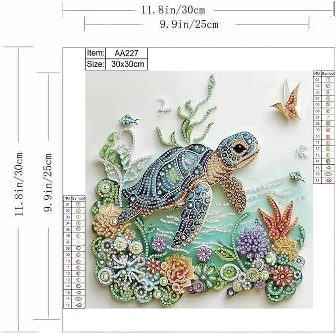 Sea Turtle Animal Diamond Pain – Resin Craft For Beginners recenzja i cena