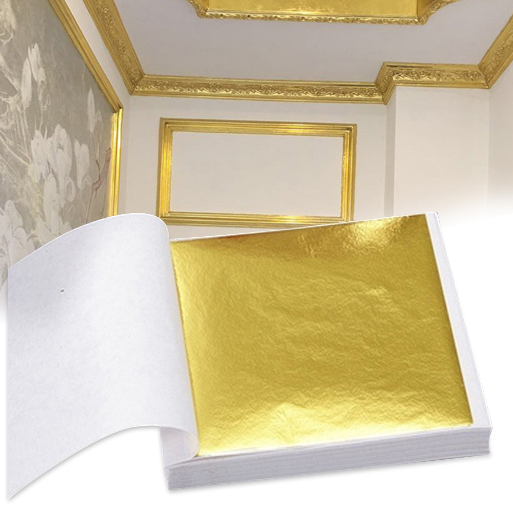 100pcs  Art Craft Design Paper – Gold Foil Flakes recenzja i cena