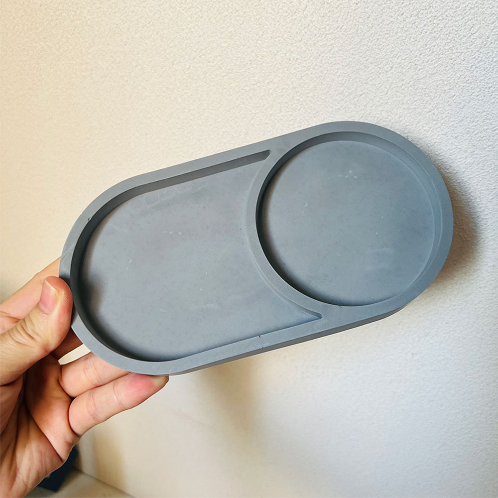 Oval Storage Tray Concrete Mol – Coaster Mold Round recenzja i cena