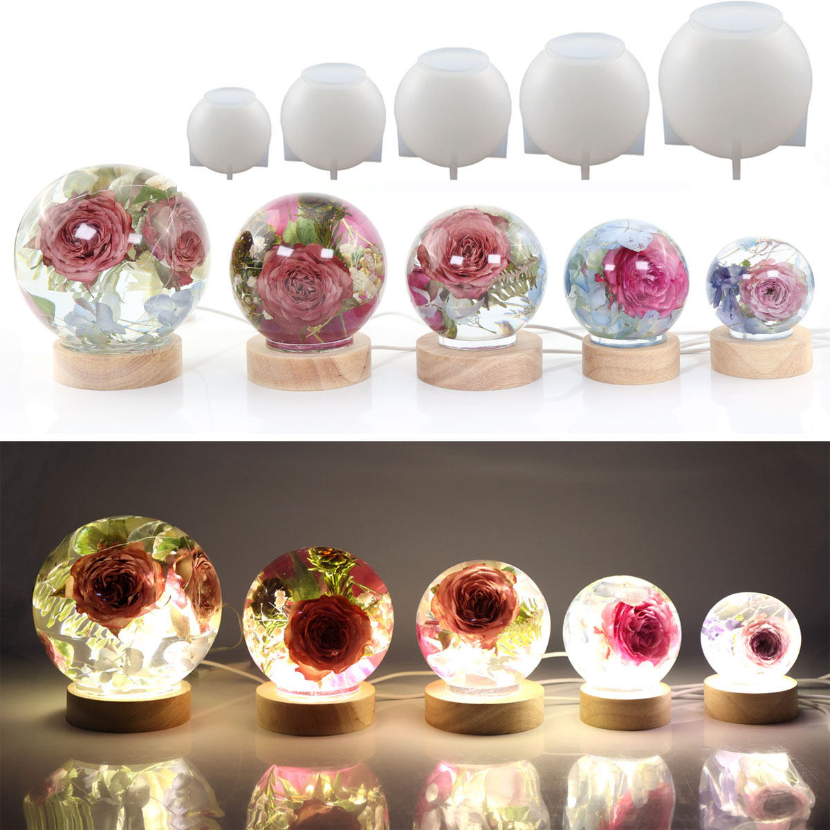 65-120mm Sphere Ball Silicone  – Resin Craft Ideas recenzja i cena