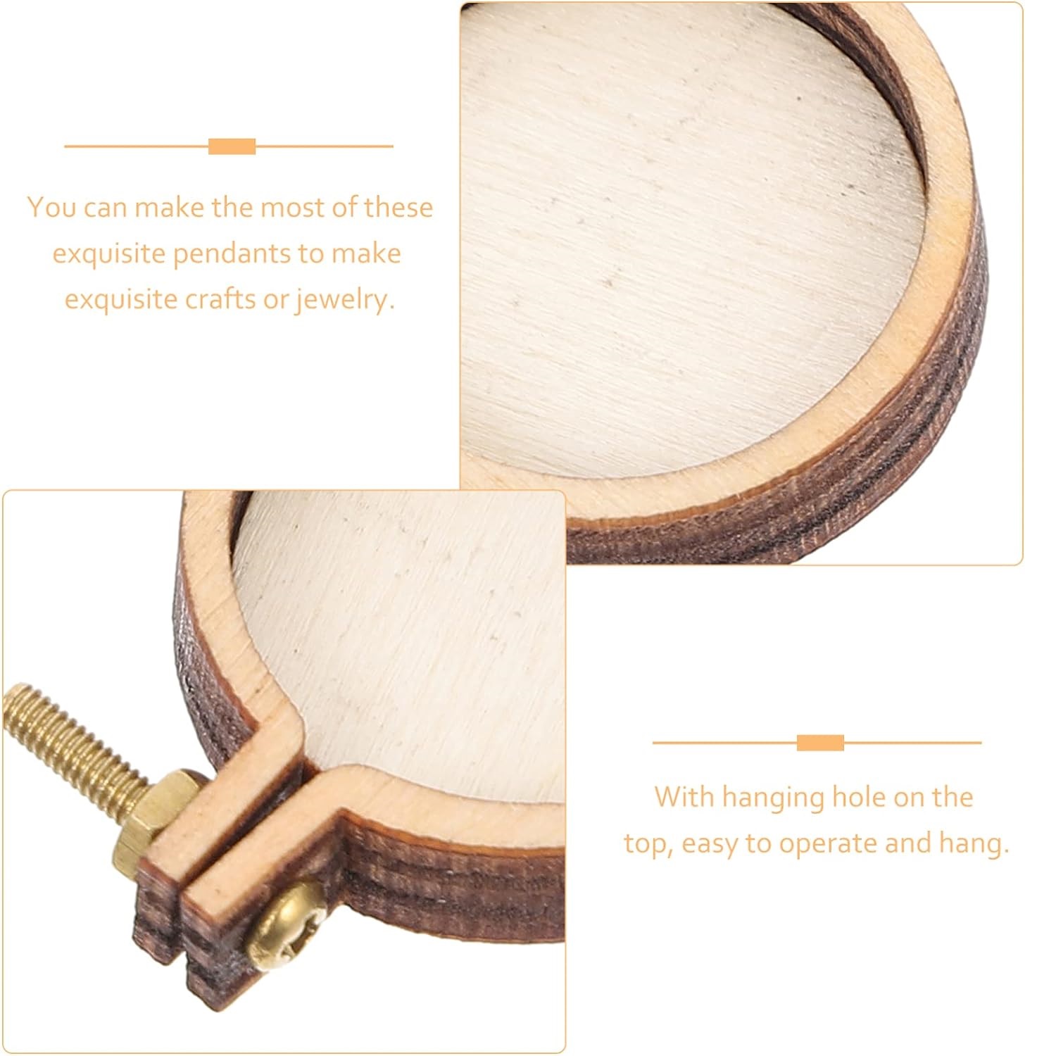 10PCS Mini Embroidery Hoop Woo – Wood Ring Blank recenzja i cena