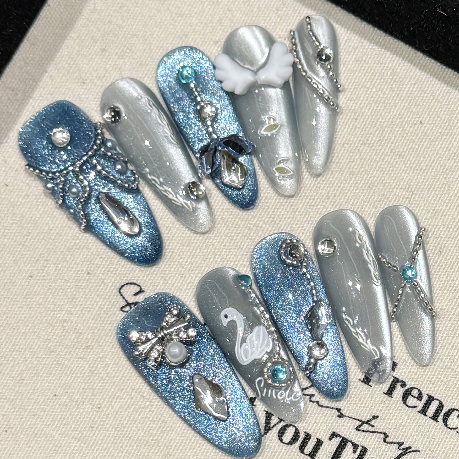 10Pcs White Swan Handmade Fals – Resin Craft Material recenzja i cena
