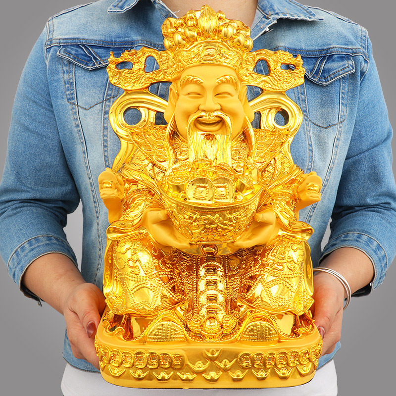 Feng Shui Gold God of Wealth L – Resin Crafts recenzja i cena