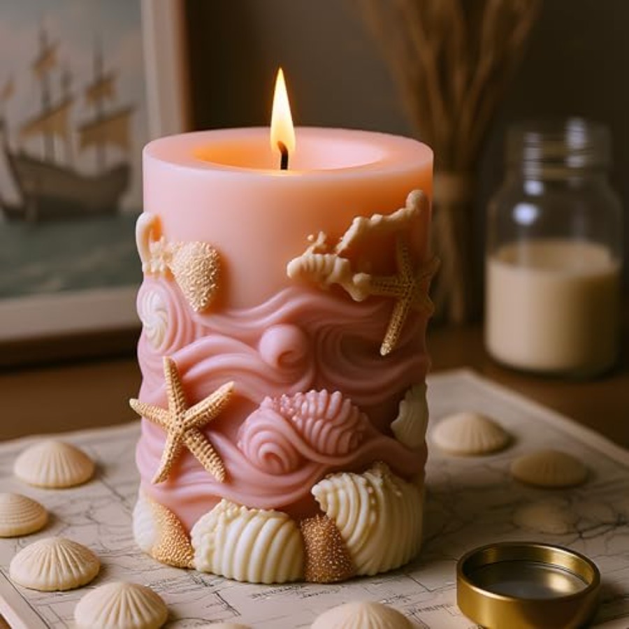 Seashell Starfish Embossed Cyl – Resin Ocean Wave Mold recenzja i cena