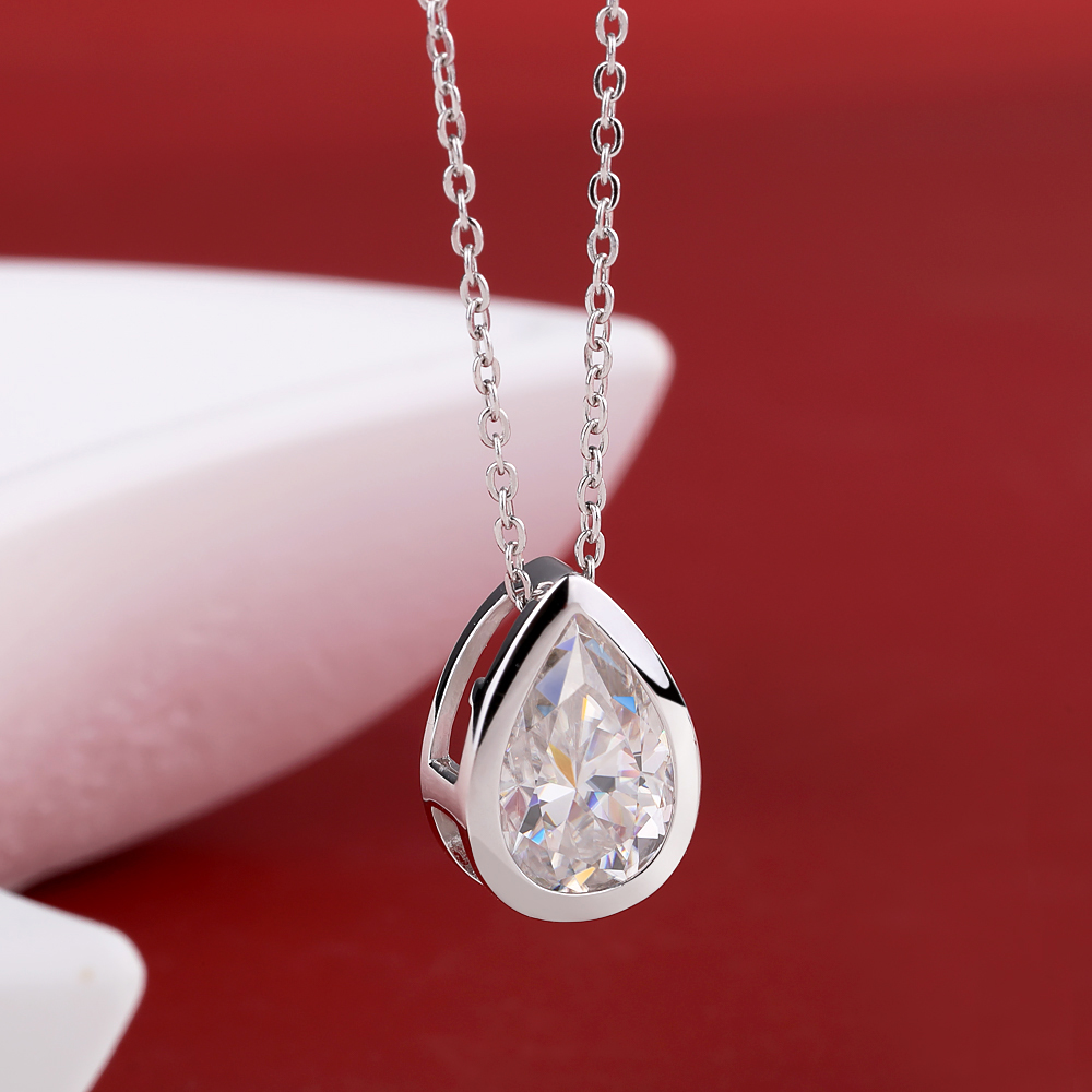 BXINY 4Carat Bezel Set WaterDr – Bezels Set Pendant recenzja i cena