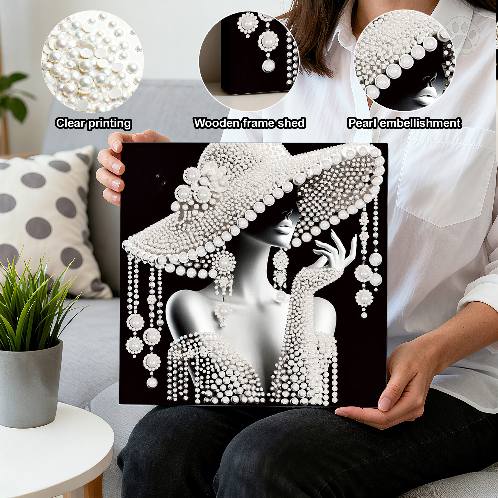 DIY Ladies Pearl Painting Art  – Resin Craft For Beginners recenzja i cena