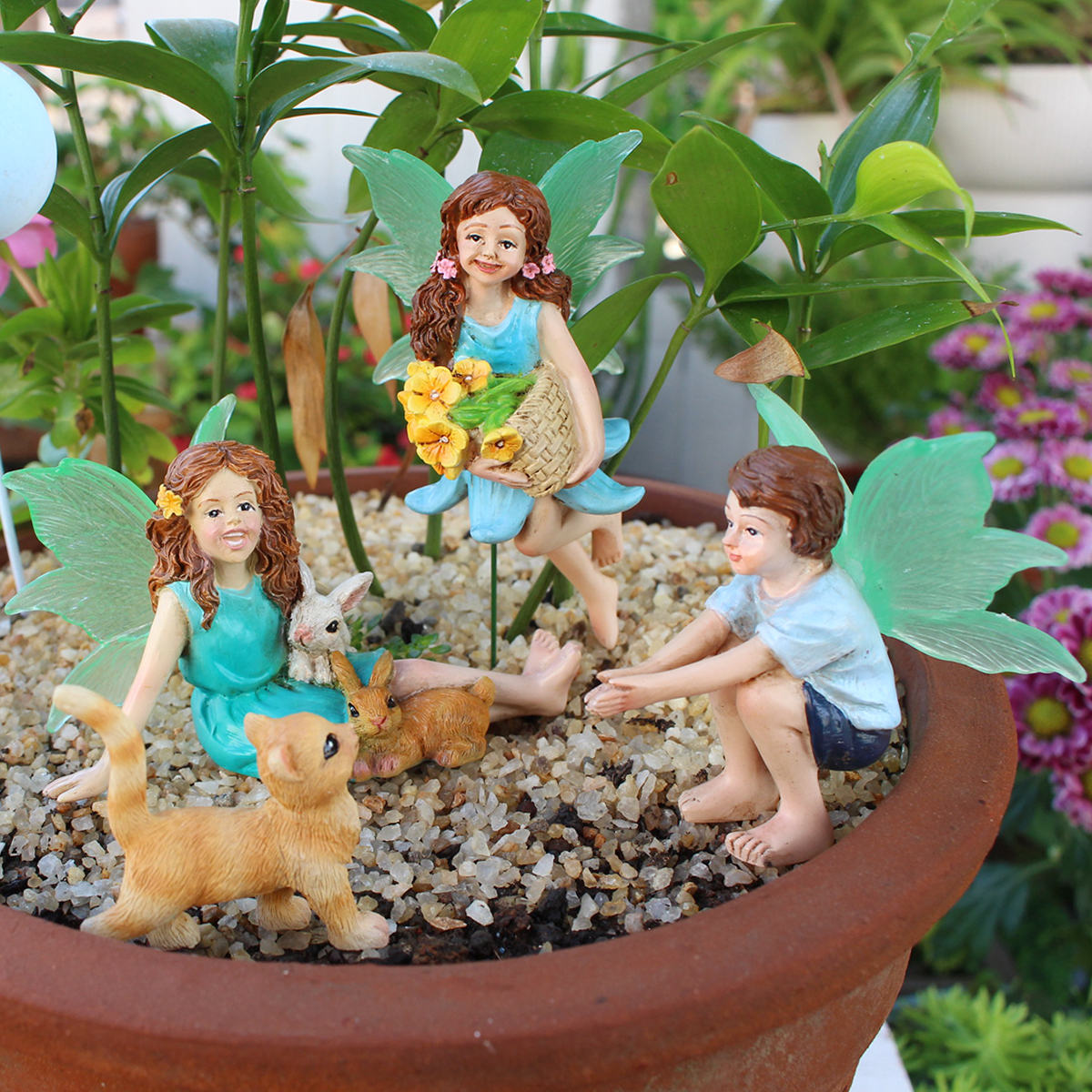 4pc Flower Fairy and Animal Pa – Resin Craft Material recenzja i cena