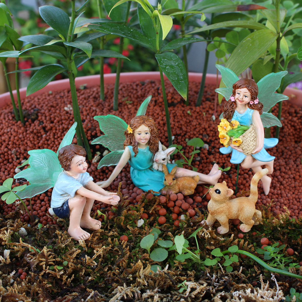 4pc Flower Fairy and Animal Pa – Resin Craft Material recenzja i cena