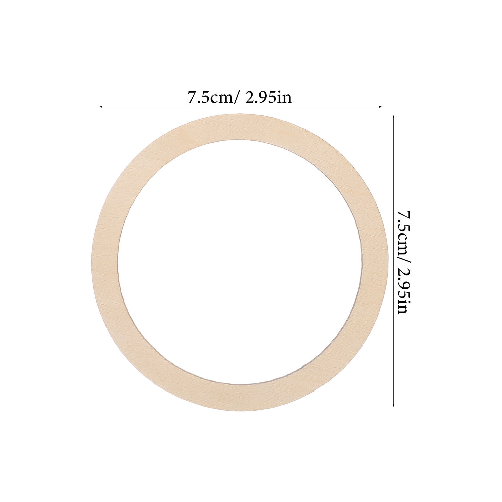 20Pcs Blank Wooden Circles Smo – Wood Ring Blank recenzja i cena