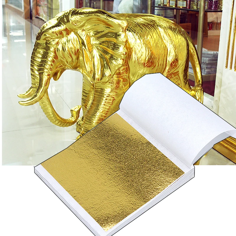 Aomily 9x9cm 100 Sheets Practi – Gold Foil Flakes recenzja i cena