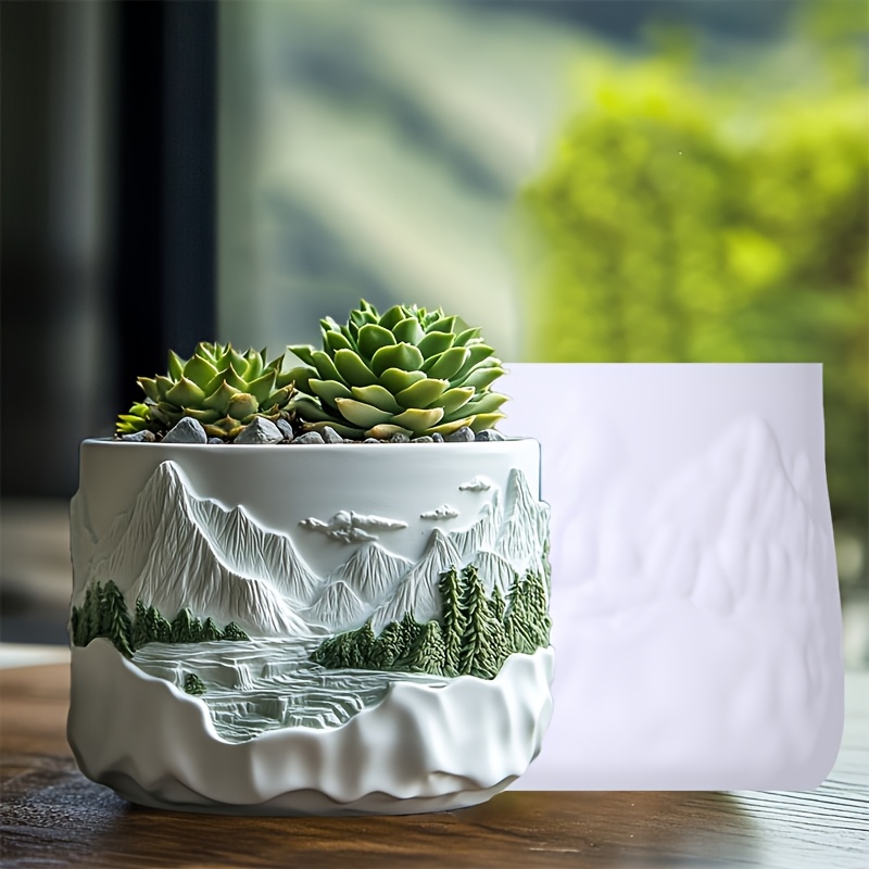 Mountain relief succulent plan – Serving Tray Mold recenzja i cena