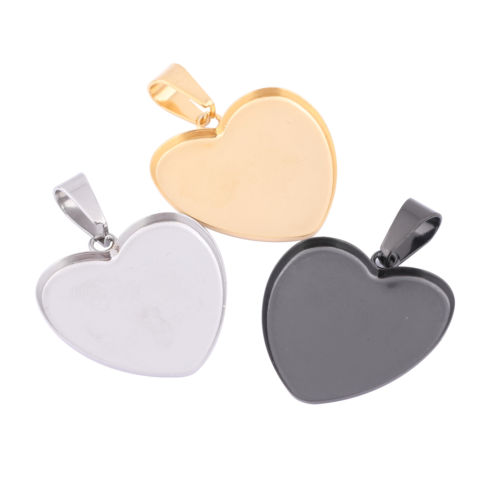 10pcs Stainless Steel Gold Pla – Bezels Set Pendant recenzja i cena