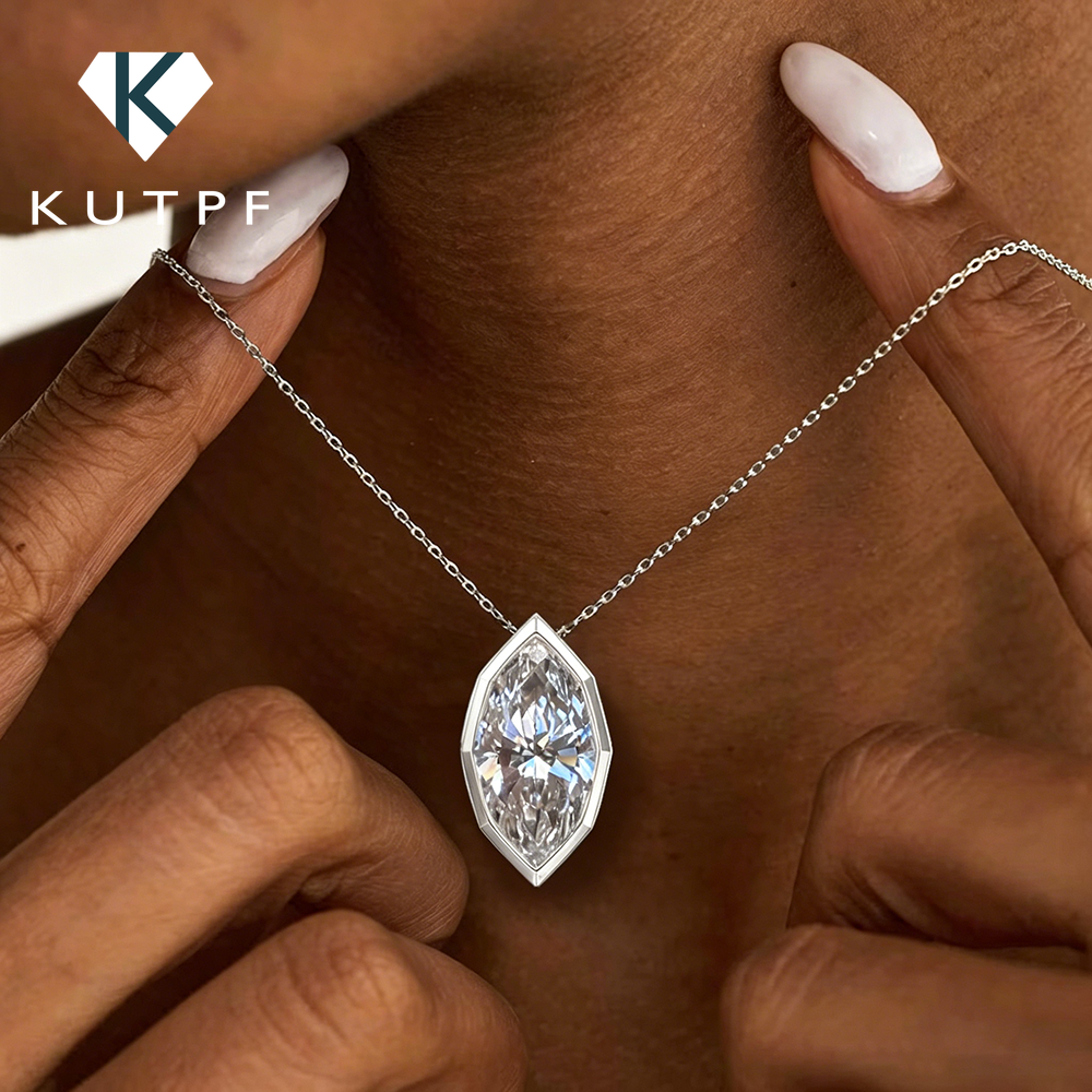 3Carat Bezel Set Marquise Cut  – Bezels Set Pendant recenzja i cena
