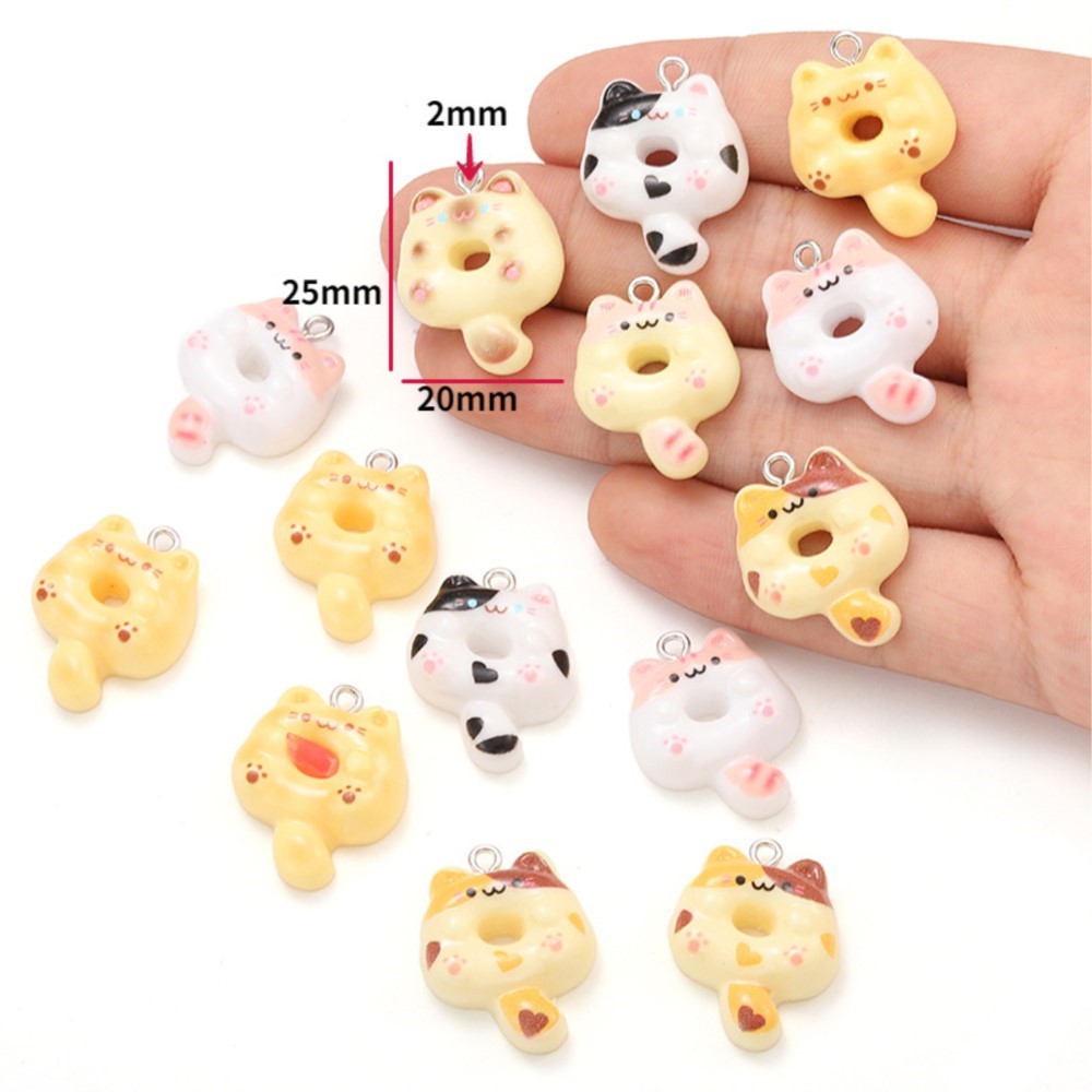 10Pcs Kawaii Cartoon Cat Resin – Resin Crafts recenzja i cena