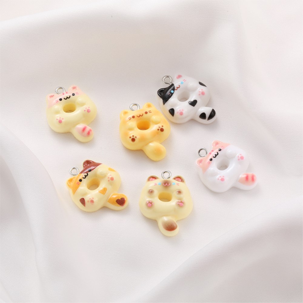 10Pcs Kawaii Cartoon Cat Resin – Resin Crafts recenzja i cena