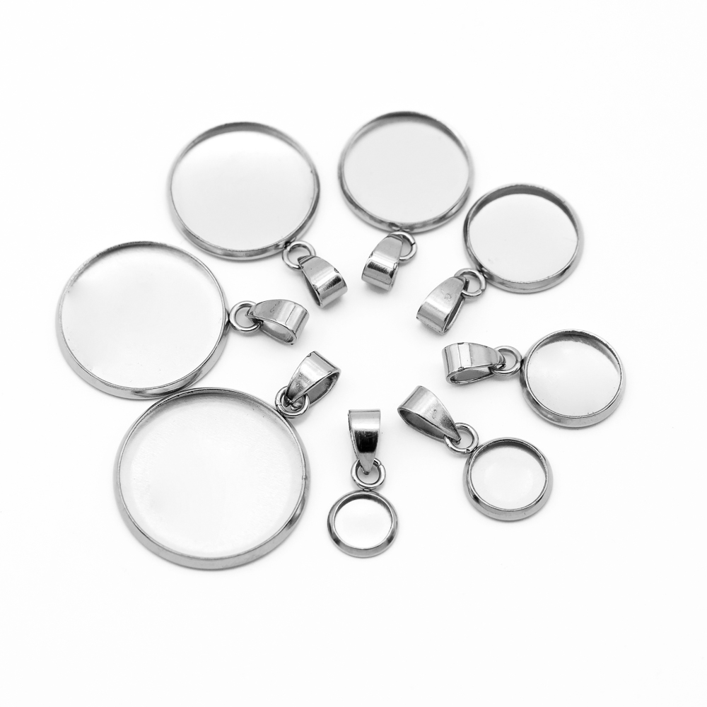 10pcs 316 Stainless Steel 6~20 – Bezels Set Pendant recenzja i cena