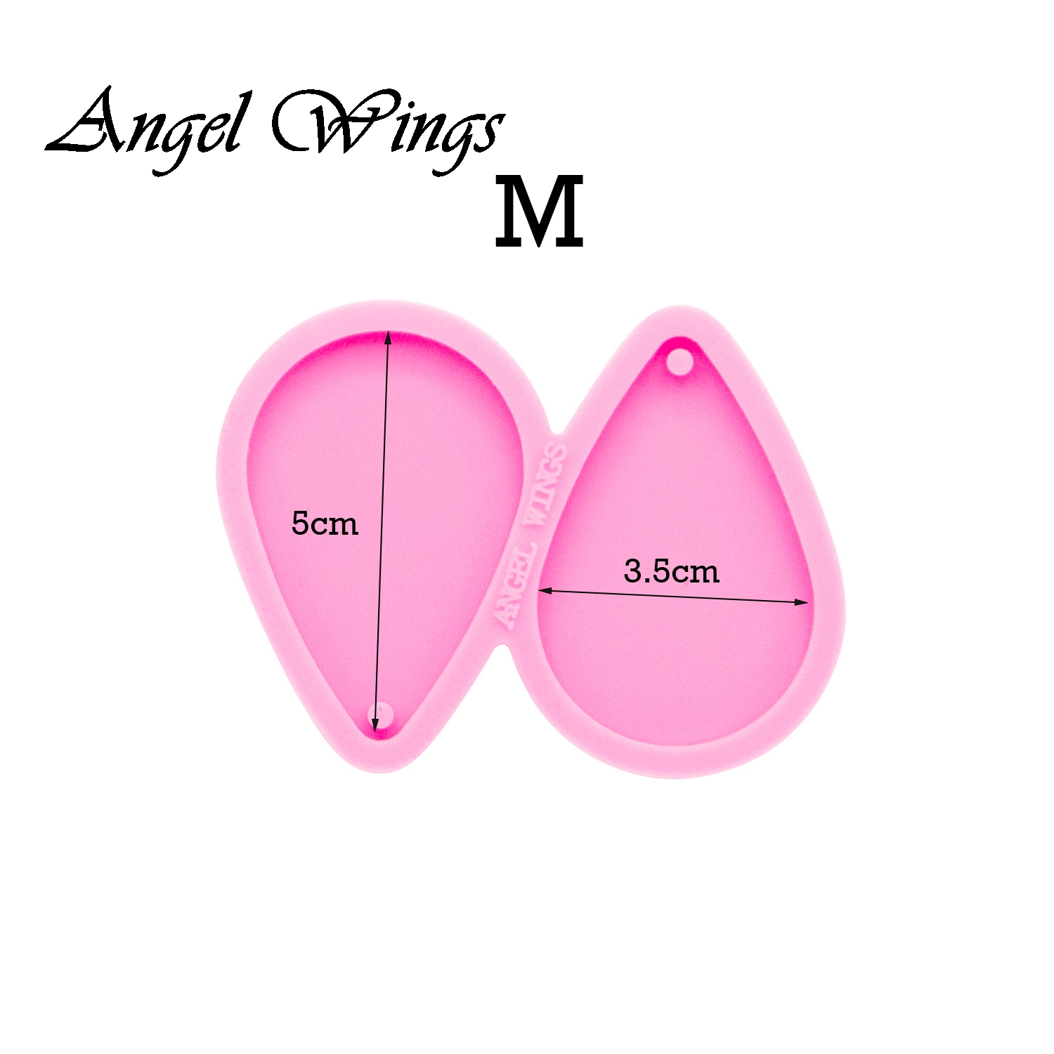 Shiny Tear Drop Hoop Earrings  – Geode Mold Silicone recenzja i cena
