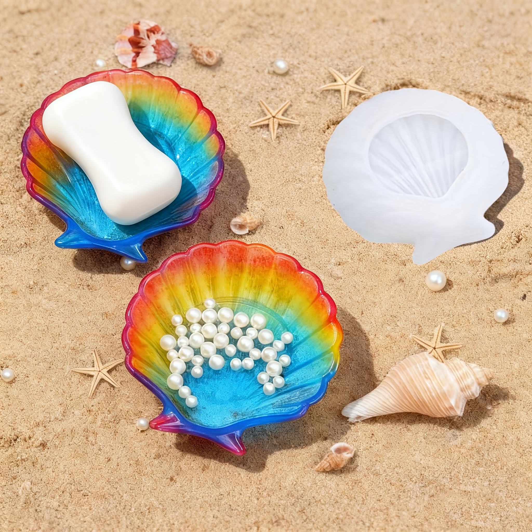 1 piece of silicone shell resi – Resin Craft Ideas recenzja i cena