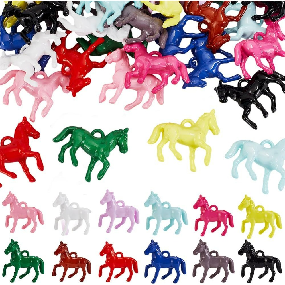 48pcs Opaque Acrylic Pendants  – Resin Craft Kit recenzja i cena