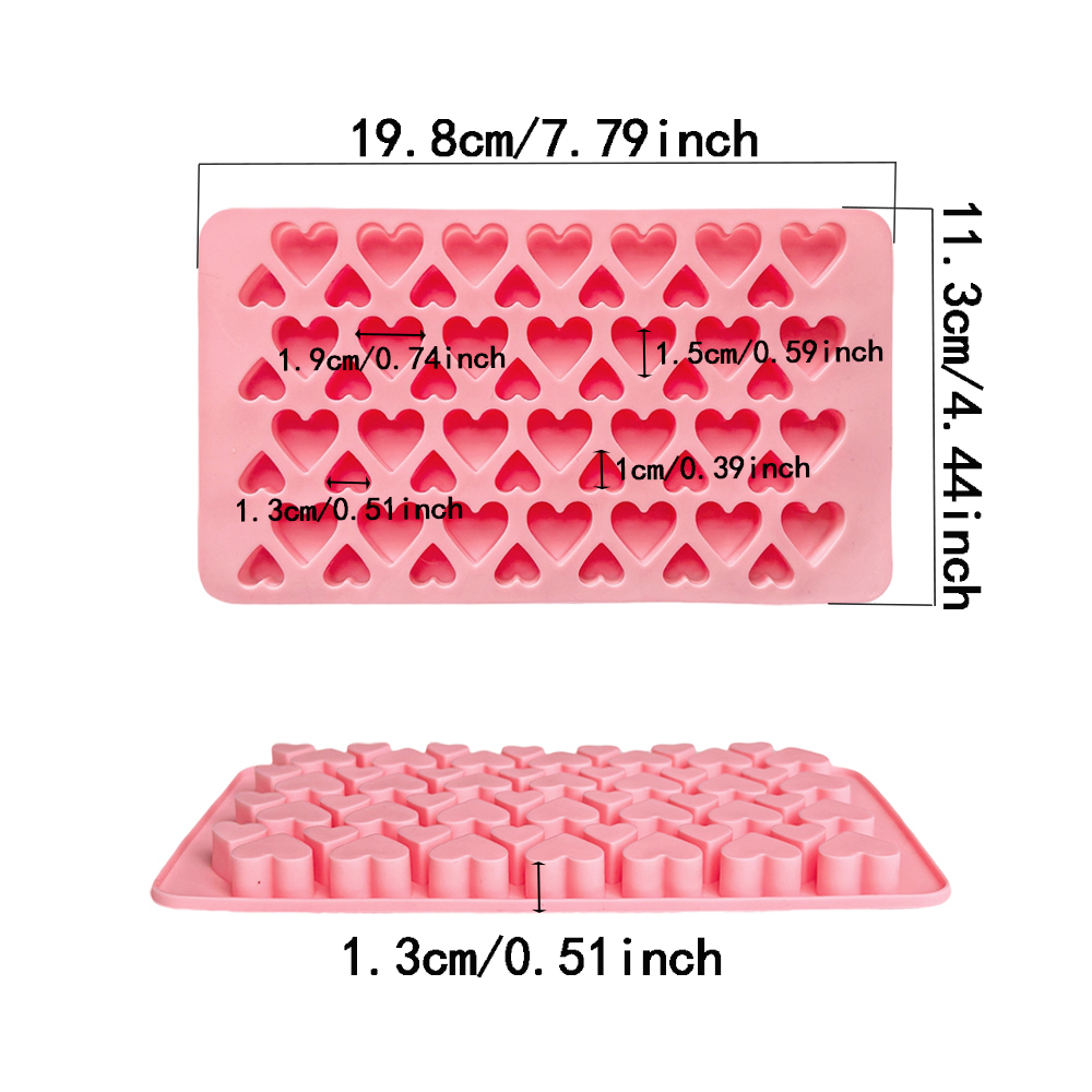 56 cavity size heart-shaped ch – Silicone Mold Tray recenzja i cena
