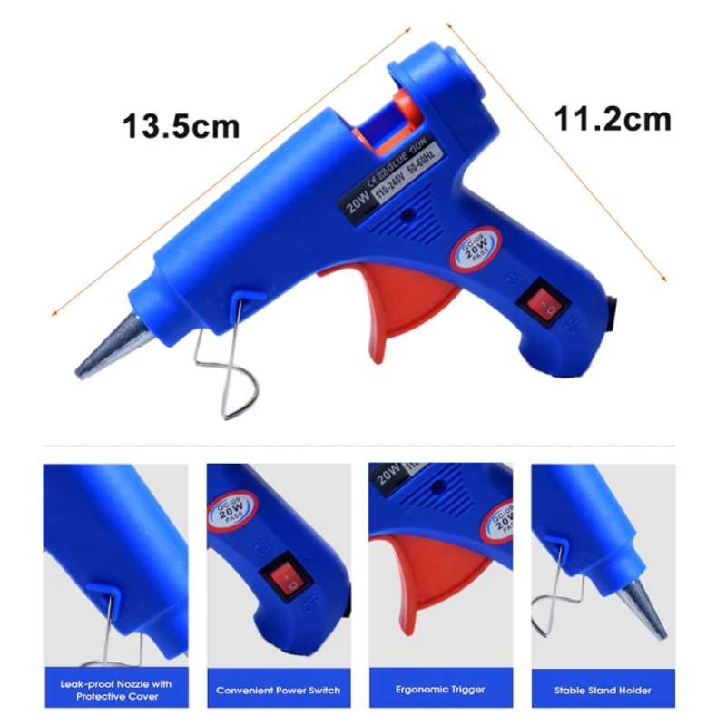 20W EU Plug glue gun.30pcs/10p – Heat Gun Small recenzja i cena