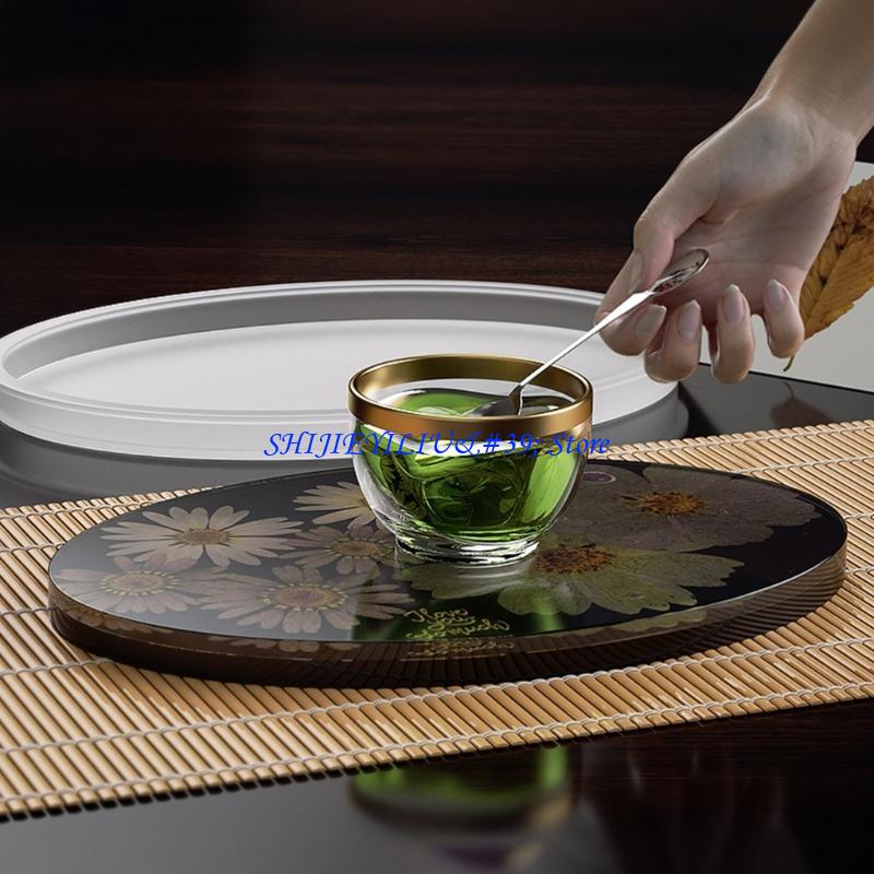 E21F Oval Mirror Mold for DIY  – Geode Mold Silicone recenzja i cena