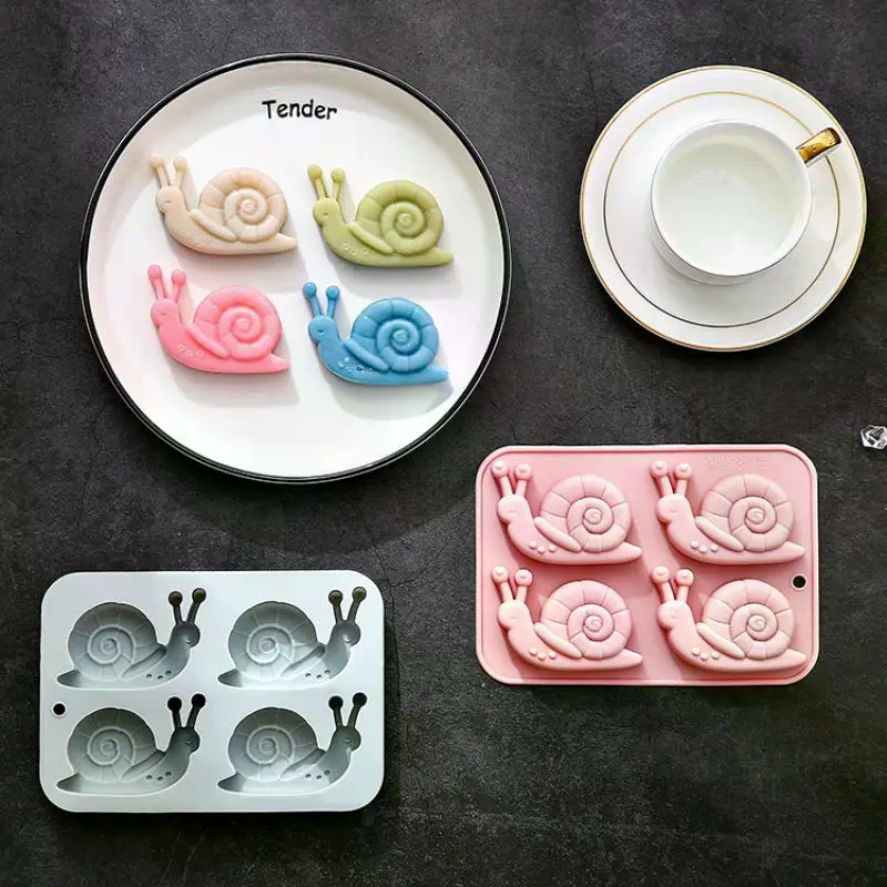 Snail Silicone Mold 4 Cavity 3 – Silicone Mold Tray recenzja i cena